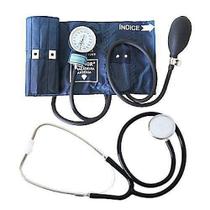 Aparelho Medidor De Pressão Fecho de Metal Com Estetoscópio Premium