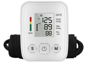 Aparelho Medir Pressão Arterial Medidor Monitor Automático + Bateria Inclusa - mbr