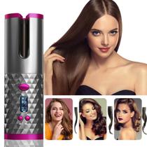 Aparelho Modelador Sem Fio LCD Cachos Sem Fio Automático Ondular Recarregavel USB Ondulador