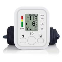 Aparelho Monitor de pressão arterial Com Voz Em Portugues - Braço Medidor portatil automático digital - trimovel