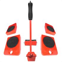 Aparelho Movedor kit 5 Rodinhas Para Mudança de Móveis Grandes Aparelho Movedor kit 5 Rodinhas Para Mudança de Móveis Grandes