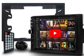 Aparelho Multimídia Mp5 Golf Fox Polo 7810H Espelha + Moldura + Câmera