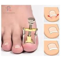 Aparelho para Corrigir Unha de Pé com Base de Borracha Anti-Deslizante Corretor de Metal