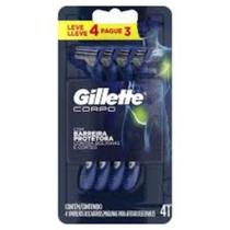 Aparelho para Depilação Gillette Corpo Descartável Leve 4 Pague 3