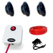 Aparelho para espantar aves passarinhos pardal pombo 03 pontos