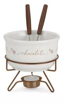 Aparelho para Fondue de Queijo e Chocolate Porcelana Forma