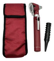 Aparelho Para Otorrino Missouri Luz De Led Branca Com Estojo Cor Vinho