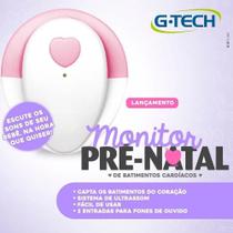 Aparelho Para Ouvir Coração Do Bebê Monitor Pré-natal G-tech