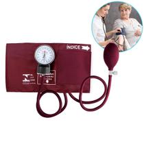 Aparelho Pressão Analógico Enfermagem Esfigmomanômetro de alta precisão e sensibilidade Com 1 anos de Garantia PREMIUM