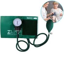 Aparelho Pressão Analógico Enfermagem Esfigmomanômetro Verde de alta precisão e sensibilidade Com 1 anos de Garantia PREMIUM