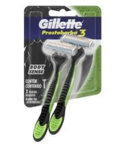 Aparelho Prestobarba 3 Body Sense Com 2un da Gillette.