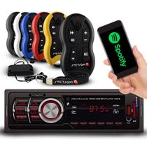 Aparelho Rádio Automotivo Mp3 Carro Fm Usb Player Bluetooth Sd + Controle Londa Distancia Stetsom - First Option