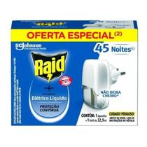 Aparelho Raid Eletrico 45 Noites 1 Aparelho + 1 Refil 32,9ml