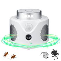 Aparelho Repelente Eletrônico Ultrassônico C/ Sensor Movimento Espanta Rato Aranha Barata Morcego S/ Cheiro