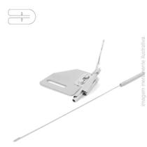 Aparelho reta industrial virar rolete, rolote entrada de tecido 25mm - nacional