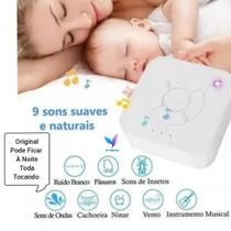 Aparelho Ruído Branco para Sono e Relaxamento do Bebê com 9 Sons Led USB