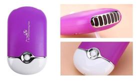 Aparelho Secador Mini Ventilador Para Colar Extensão cilios Alongamento lilás