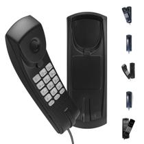 Aparelho Telefone Fixo Gôngola com Fio, Instalação Mesa ou Parede, Ideal para Escritório e Casa