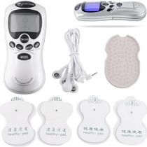 Aparelho Tens Eletrochoque Fisioterapia Acupuntura Massageador Muscular 4 Eletrodos Alívio da Dor