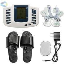 Aparelho Tens Fisioterapia Portatil Com Eletrodo E Chinelo Aparelho Tens Fisioterapia Portatil Com Eletrodo E Chinelo