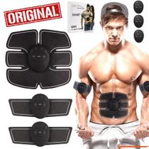 Aparelho Tonificador Elétrico Abdominal Perna Braço Barriga Músculo Smart Fitness Estimulador Original Pack Ems Unissex