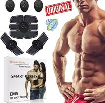 Aparelho Tonificador Muscular Elétrico Abdominal Cinta Six Pad Perna Braço Bíceps Ems Estimulador Smart Fitness Original