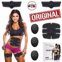 Aparelho Tonificador Muscular Estimulador Abdominal Elétrico Fitness Academia Braço Abdômen Ems SLU