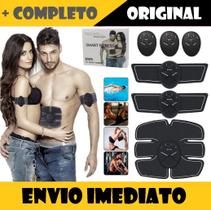 Aparelho Tonificador Muscular Estimulador Abdominal Elétrico Fitness Academia Braço Ems Six Pad