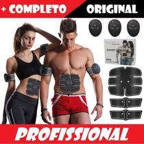 Aparelho Tonificador Muscular Estimulador Abdominal Elétrico Fitness Academia Braço Original Ems Six Pad