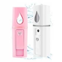 Aparelho vaporizador nano water spray portatil recarregavel para cuidados com a pele - IMPORTADO