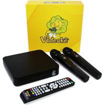 Aparelho videokê karaoke ez850 com 200 musicas nacionais ivideoke + 800 créditos