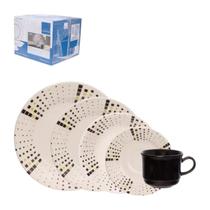 Aparelhor Jogo de Jantar Porcelana 16 Peças Prato Xicara Com Caixa Aparelhor Jogo de Jantar Porcelana 16 Peças Prato Xicara Com Caixa