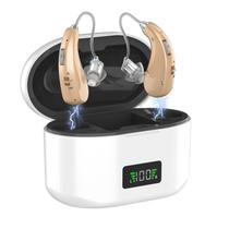 Aparelhos auditivos MEIMOUSE Recarregáveis Digitais de 16 Canais Branco Aparelhos auditivos MEIMOUSE Recarregáveis Digitais de 16 Canais Branco