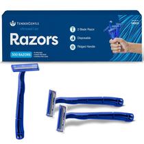 Aparelhos de Barbear Descartáveis TenderGentle 2 Lâminas Cabo Texturizado 300 unidades Aparelhos de Barbear Descartáveis TenderGentle 2 Lâminas Cabo Texturizado 300 unidades