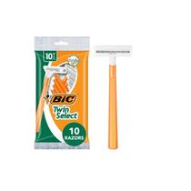 Aparelhos de Barbear Masculinos Bic Twin Select, 10 Unidades (Pacote com 5)