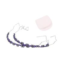 Aparelhos Ortodônticos Falsos Coloridos Com Braquetes Metálicos E Laços De Ligadura Para Suporte