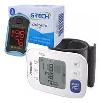 Aparellho De Medir Pressão Digital Omron + Medidor Oximetro De Dedo