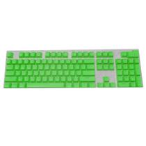 Apenas keycap 104pcs ABS Backlit Keycap OEM Profile Translúcido Botão de chave de moldura de injeção de duas cores para MX Switch - Verde