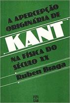 Apercepcao originaria de kant na fisica do seculo xx, a - UNB