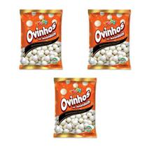 Aperitivo de Ovinhos Amendoim Crocante Saboroso 3 Un de 100g