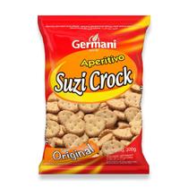 Aperitivo Suzi Crock Bacon Germani 200G, Germani Alimentos, Biscoito Salgado Suzi Crock Sabor Bacon, Vermelho, Super Ape Aperitivo Suzi Crock Bacon Germani 200G, Germani Alimentos, Biscoito Salgado Suzi Crock Sabor Bacon, Vermelho, Super Ape