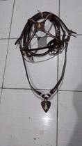 Apero com aplique da Nossa Senhora Aparecida, cavalo ou símbolo do crioulo Apero com aplique da Nossa Senhora Aparecida, cavalo ou símbolo do crioulo
