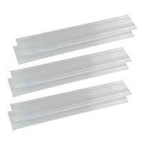 Apertadores de barra quadrada sólida de alumínio 6061 3 mm x 5 cm x 30 cm (6 unidades) Apertadores de barra quadrada sólida de alumínio 6061 3 mm x 5 cm x 30 cm (6 unidades)