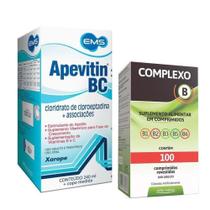 Apevitin Bc 240ml + Complexo B 100 comprimidos