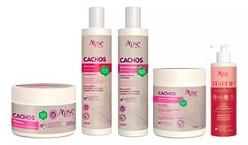 Apice Cachos Shampoo e Condicionador e Máscara e Ativador + BB Cream