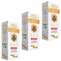 Apireal Geleia Real Liofilizada 30 Caps - Kit C/ 3 Caixas Apireal Geleia Real Liofilizada 30 Caps - Kit C/ 3 Caixas