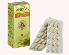 Apireal Geleia Real Liofilizada - Apis Flora - 30 cápsulas