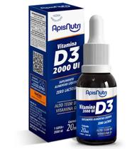ApisNutri Suplemento Alimentar em Solução Gotas Vitamina D3 2000UI 20ml