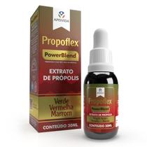 APISVIDA Extrato de Própolis PowerBlend Propoflex 30mL Fórmula Exclusiva com as Três Própolis Brasileiras Verde, Vermelha e Marrom