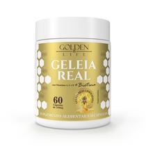 APISVIDA Geleia Real com Vitaminas A, C, E e Biotina 60 Cápsulas 250mg Cada Suplemento Alimentar Sem Glúten e Sem Conservantes APISVIDA Geleia Real com Vitaminas A, C, E e Biotina 60 Cápsulas 250mg Cada Suplemento Alimentar Sem Glúten e Sem Conservantes
